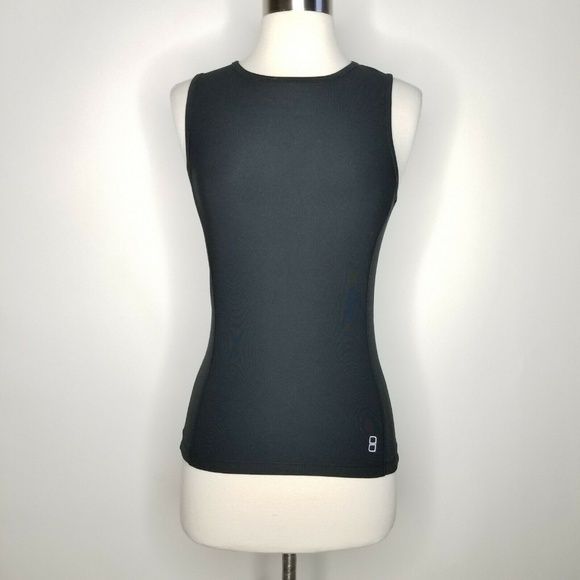 Lucy Activewear Tank Top Black Mesh Sleeveless M - Picture 1 of 6